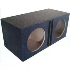 Cajon Caja Acustica Subwoofer Doble 15 Slot Port Litrada