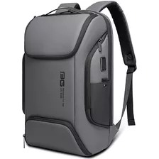 Mochila Masculina Bange Premium Para Notebook E Tablet Cor Cinza