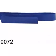 Fita De Cetim N.01 07mm Com 100mts 100% Poliéster Cor 0072- Cobalto