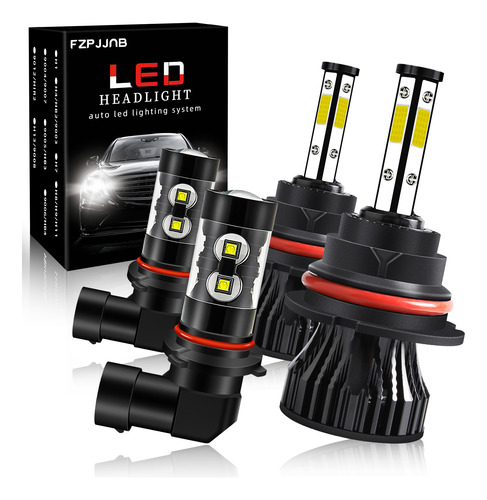 9007 Kit De Focos Led De 4 Lados 11000lm Para Mitsubishi