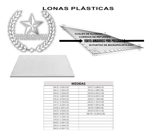 Lona Mega Reforzada Premium 6x7 Mts Varios Colores Foto 7