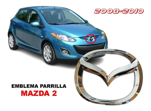 Emblema Para Parrilla Mazda 2 2008-2010 Foto 2