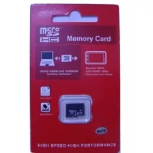 Tarjeta Memoria Micro Sd Clase 10 64 Gb Fotos Vídeos Calidad