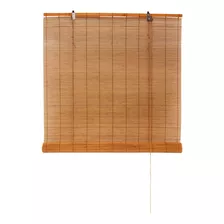 Cortina Roller Bambú 80 X 165 Cm Madera - Telecompras Sc