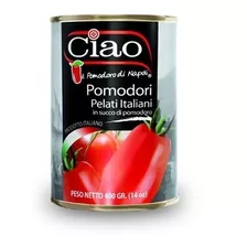 Tomate Pelado Italiano Ciao Pizza Macarrão 400g Original Nf