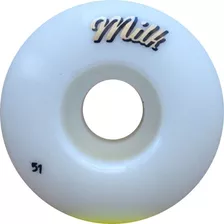 Roda De Skate Importada Milk 51mm 101a Script Gold