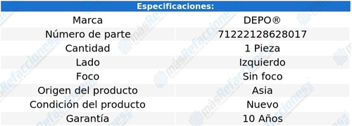 Calavera Izq S/foco Pontiac Trans Sport 97-03 Depo Foto 4