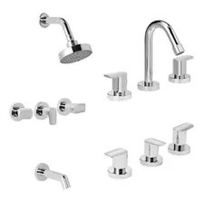 Set Completo Juego Viva Nova Lavatorio Bidet Ducha Embutir B