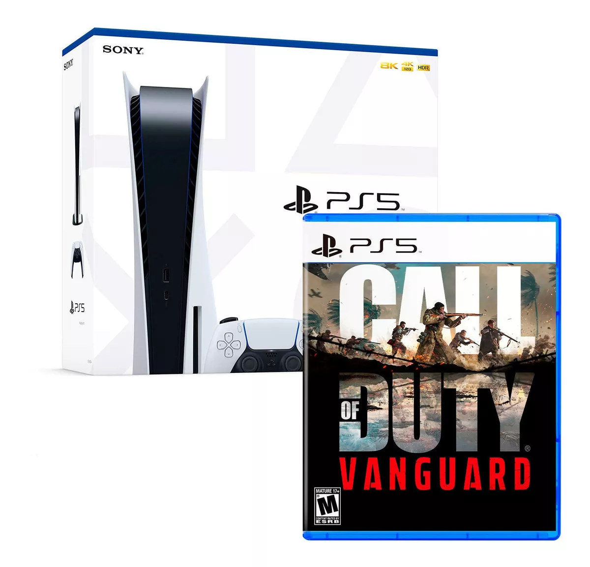 Consola Ps5 Con Lector De Discos + Call Of Duty Vanguard