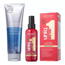 Kit Revlon Uniqone 150ml + Máscara Joico Moisture Balm 250ml