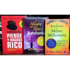 Secretos Mente Millonaria + Piense Y Hagase Rico + Hombre Mas Rico De Babilonia, De Varios Autos. Serie Primera Editorial Desarrollo Financiero, Tapa Blanda, Edición Primera En Español