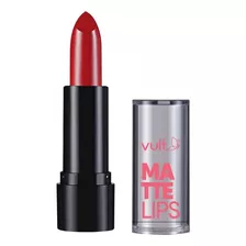 Batom Vult Matte Lips Vermelho Carmin 3,8g