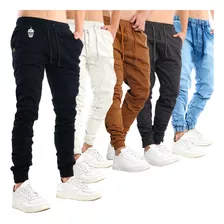 Kit 5 Calça Masculina Jogger Jeans Promoção Black Friday Top