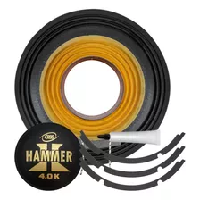Kit Reparo Woofer Eros Hammer 4.0k 12pol Original Hammer 4k