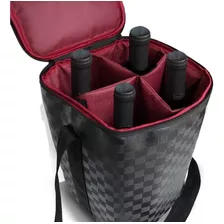 Bolsa Térmica Praia Porta Garrafa 4 Vinhos Comemoração 8 Kg