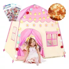 Tienda Niños Carpa Castillo Con 10m Luces De Estrella 