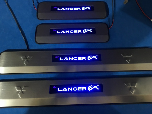 Estribos Iluminados Led Mitsubishi Lancer 2008 A 2016 Foto 7