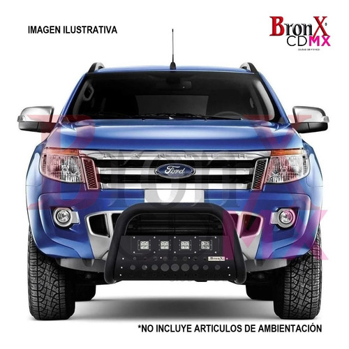 Burrera Bronx Black 4 Faros Ford Lobo 4x4 2004-2008 Foto 8