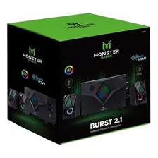 Subwoofer Monster Games Burst 2.1 / Tecnocenter Color Negro