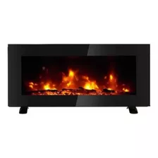 Lareira Elétrica 1500w Parede E Bancada Com Controle 98x46cm