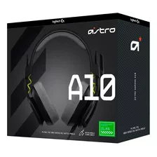 Audífono Gamer Logitech Astro A10 G2 Ps5/ Pc/ Xbox Black