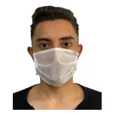 Kit 30 Máscaras Branca Protetora Respiratório Proteção 