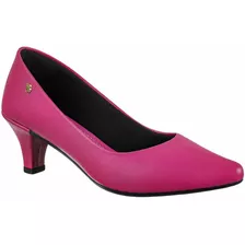 Scarpin Feminino Sapato Bico Fino Salto Fino Baixo Colorido 