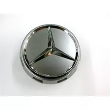 Auténtica Mercedes Plata Centro Tapa, Nuevo Diseño Elevado.