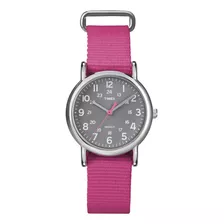 Reloj Pulsera Nailon Rosa Weekender Timex Para Mujer