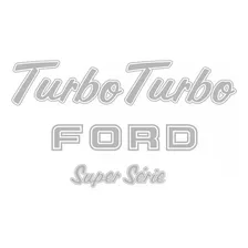 Kit Adesivo Ford F1000 Super Serie Turbo 1993 94 95 96 Prata