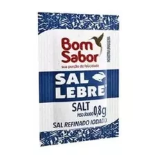 Sal Refinado Saches Caixa Com 2000 Unidades Bom Sabor