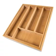 Utensilios De Bambu Ampliable Divisor Organizador De Cajon