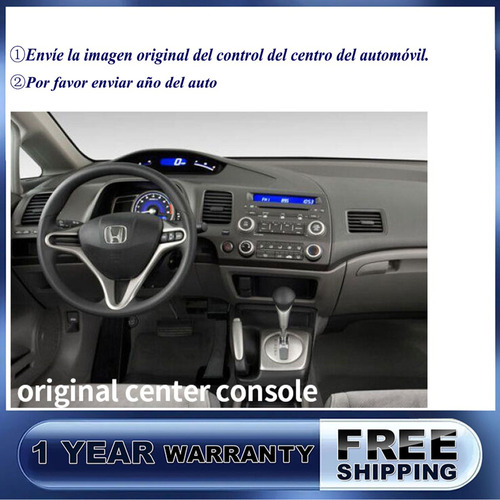 . Coche Estreo Android Para Honda Civic 2007-2011 Carplay Foto 3