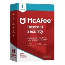 Mcafee Internet Security 1pc- 2años 