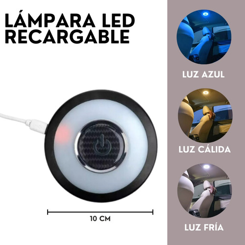 Luz Led Techo Interior Recargable Usb Chevrolet Equinox Foto 2