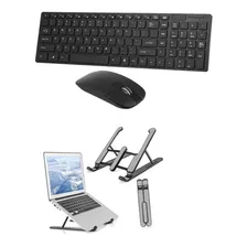 Kit Teclado + Mouse E Suporte Para Notebook Samsung 