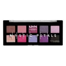 Paleta Mystic Petals Nyx Color De La Sombra Midnight Orchid