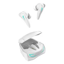 Fone De Ouvido Gamer Bluetooth Bright Sleek Sound Cor Branco