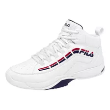  Tenis Deportivo Fila De Hombre Blanco 1bm012291 T3