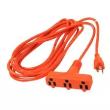 Extensión Eléctrica Naranja 3 Salidas 8 Metros Titanium