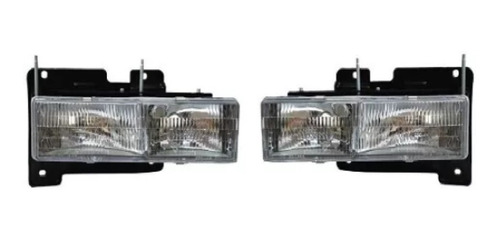 Par Faros Silverado Cheyenne 1992 93 94 96 97 1998 Tyc Bsj Foto 2