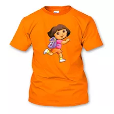 Playera Dora Con Mochila Dora La Exploradora