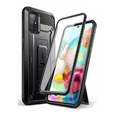 Funda Galaxy A71 360 Carcasa Completa Resistente Case Negro