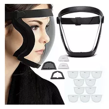 Máscara Protetora Facial Transparente Para Pc + 12 Filtros