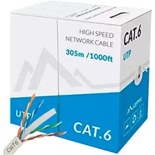 Bobina Cable Red Utp Interior Cat6 Rollo 305mts Caja