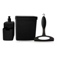 Kit Organizador Cozinha Dispenser - Lixeira - Rodinho De Pia