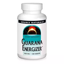 Guaraná Source Naturals 900 Mg - 100 Tabletas