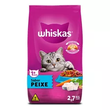 Ração Whiskas Gatos Adultos Sabor Peixe 2,7kg