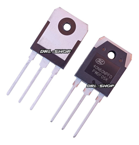 Kit 2 Transistor Maquina Solda 40n60 Inversora Igbt Original