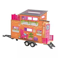 Kidkraft Teeny House Dollhouse Con Muebles Para Niños Multic